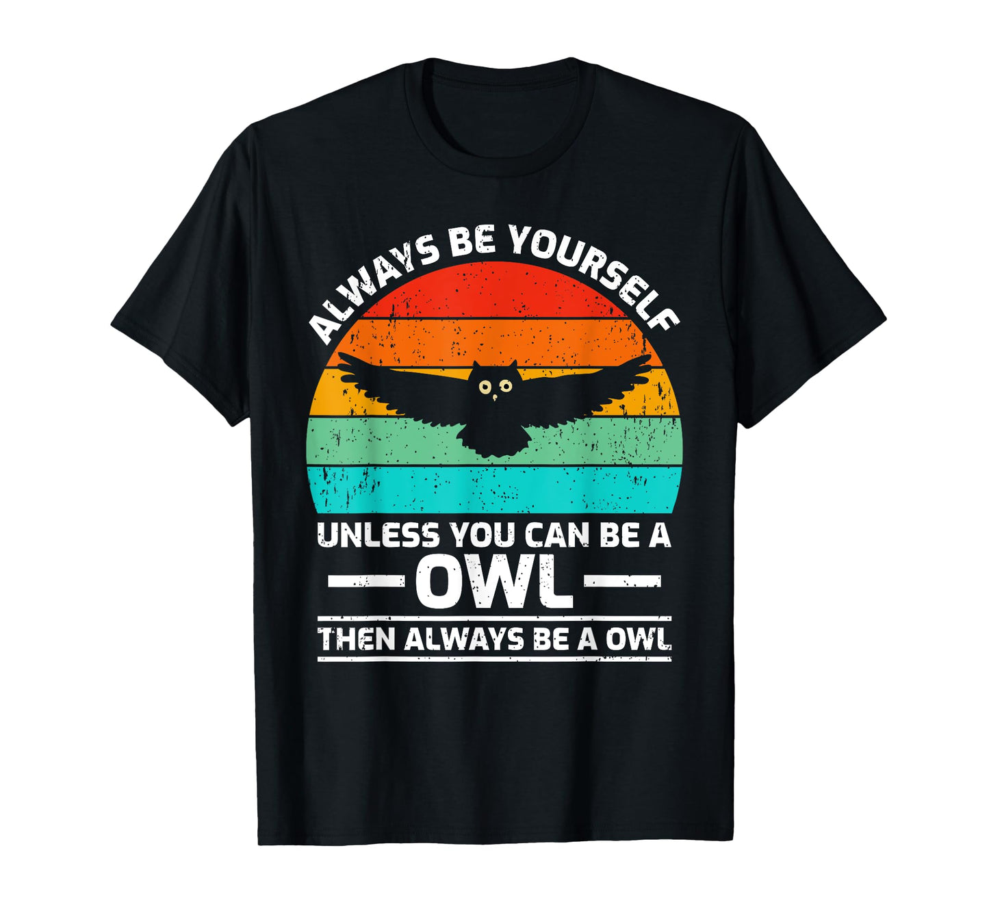 Vintage Owl Bird Lover Retro Cute Owl T-Shirt
