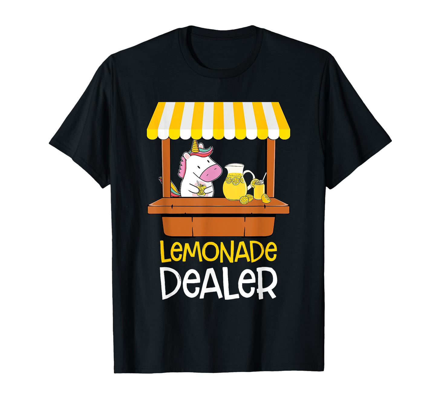 Lemonade Stand Dealer Unicorn Refreshing Lemon Kids T-Shirt