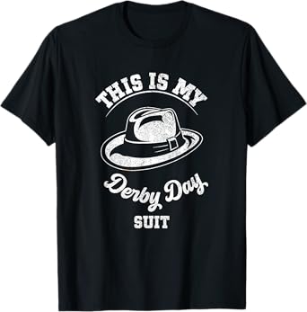 This Is My Derby Day Suit Funny Horse Racing Derby Day Men T-Shirt