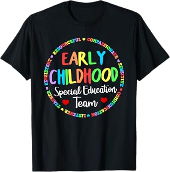 ECSE Early Childhood Education Special Education School T-Shirt