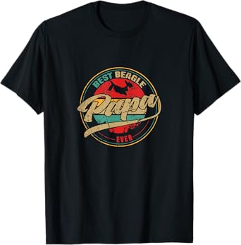 Best Beagle Papa Ever - Beagle Dog T-Shirt for Men Women Kids