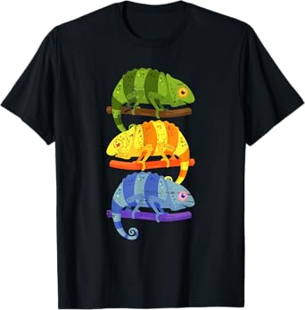 Lizard Zoo Animal Lover Gift Reptile Chameleon T-Shirt