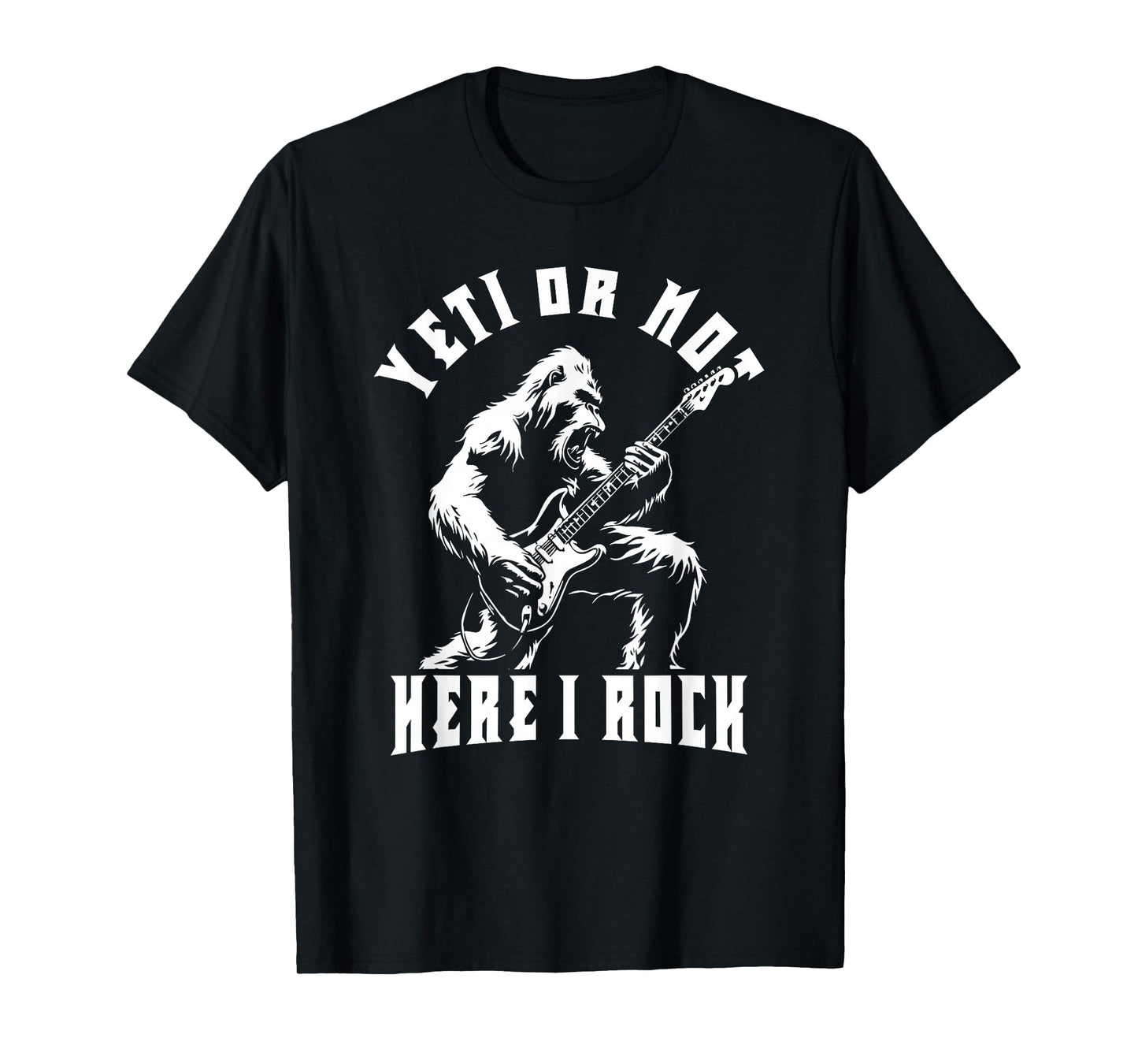 Funny Rock And Roll Bigfoot T-Shirt