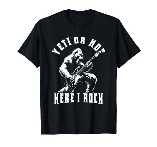 Funny Rock And Roll Bigfoot T-Shirt