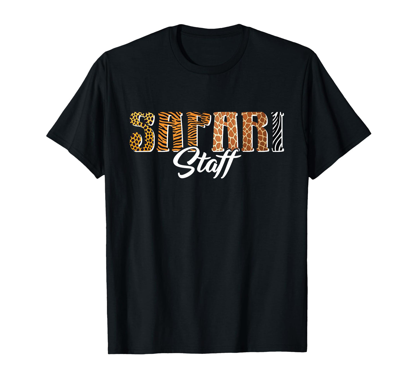 Safari Staff Wild Zoo Jungle Animal Birthday Matching Family T-Shirt