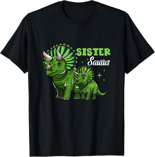 Dinosaur Sister Sistersaurus Sisters Siblings T-Shirt