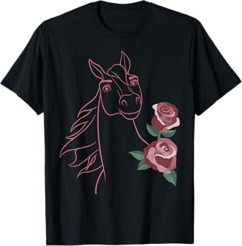 DreamWorks Spirit Riding Free Big Flower Spirit T-Shirt