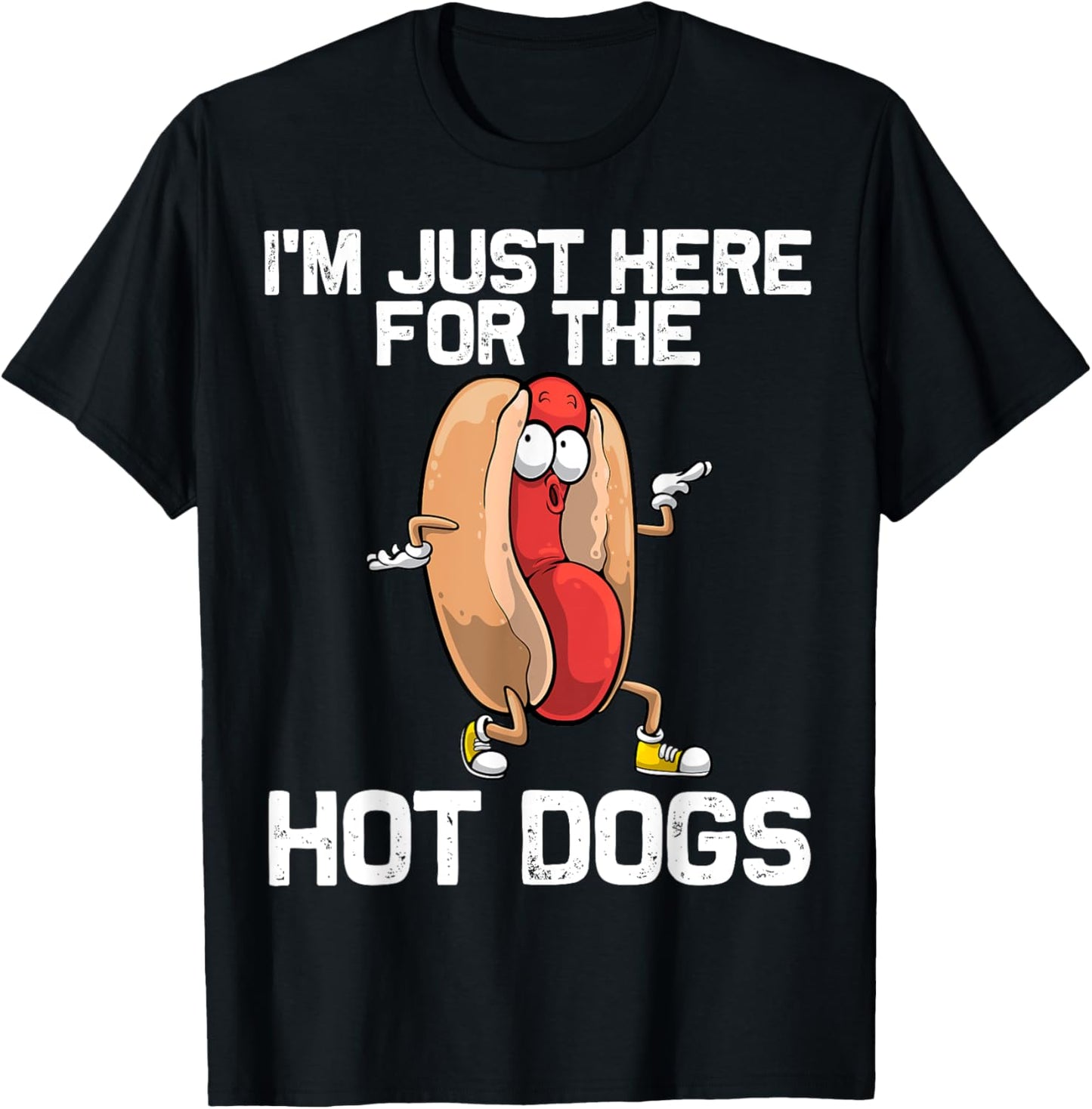 Funny Hot Dog Art For Men Women Kids Hot Dog Stand Hot Dog T-Shirt