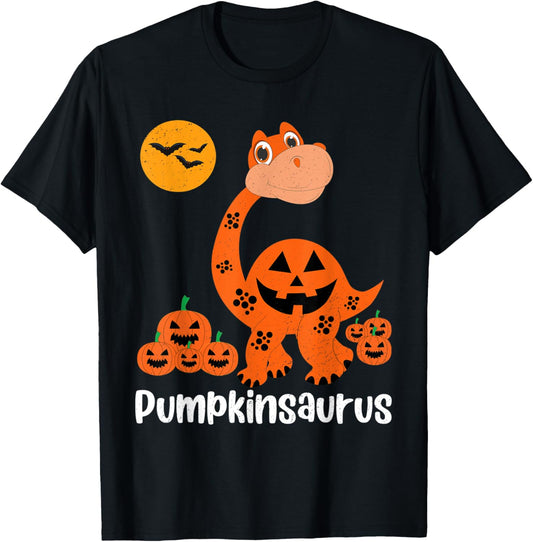 Pumpkinsaurus - Funny Halloween dinosaur with pumpkin T-Shirt