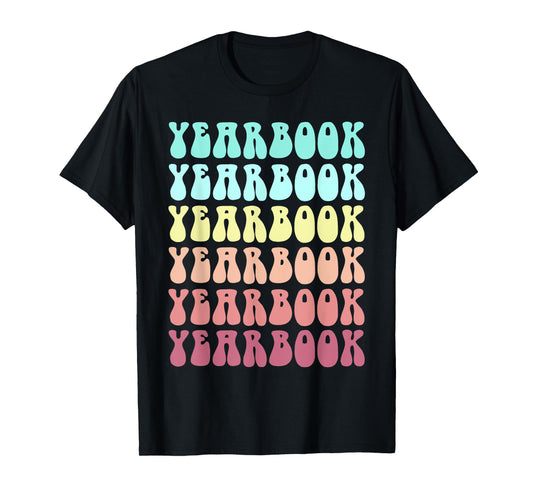 Retro YEARBOOK Team Literary Club School Publication Ninja T-Shirt