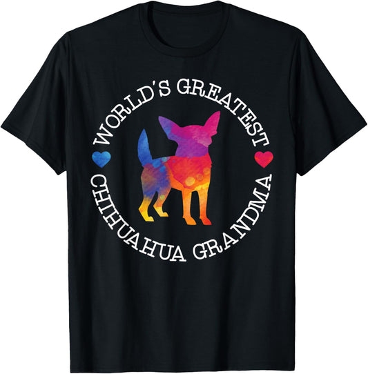 Chihuahua Chihuahueño Grandma World's Greatest Chihuahua T-Shirt