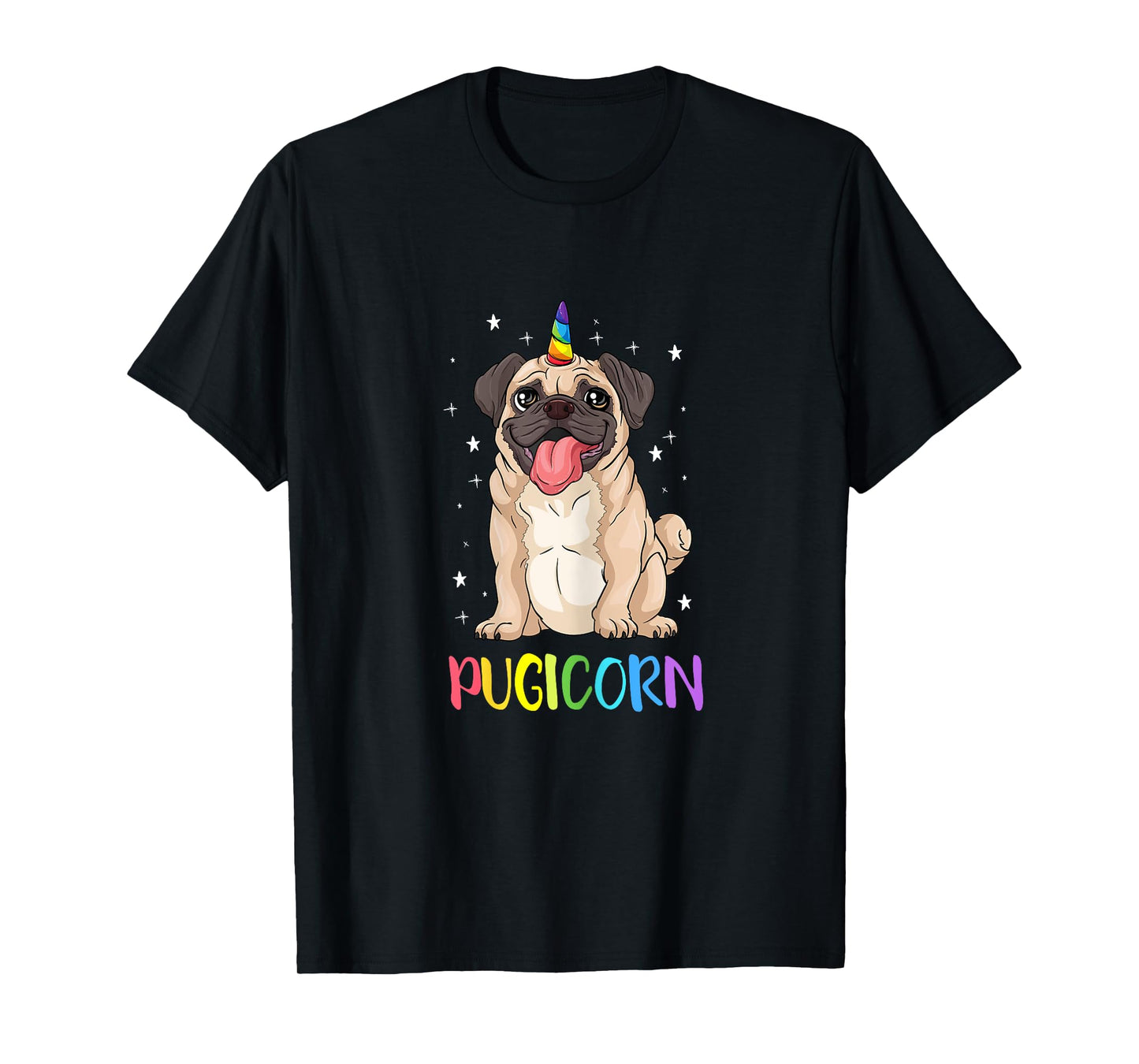 Girl Pugicorn funny pug Lover unicorn Pug Owner T-Shirt