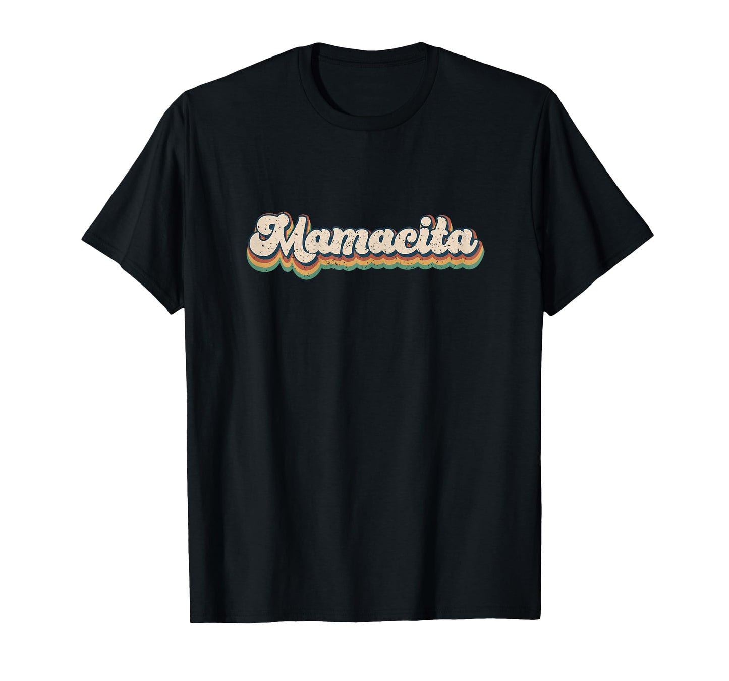Mamacita Womens Retro Top For Women Cute Vintage Mommy T-Shirt