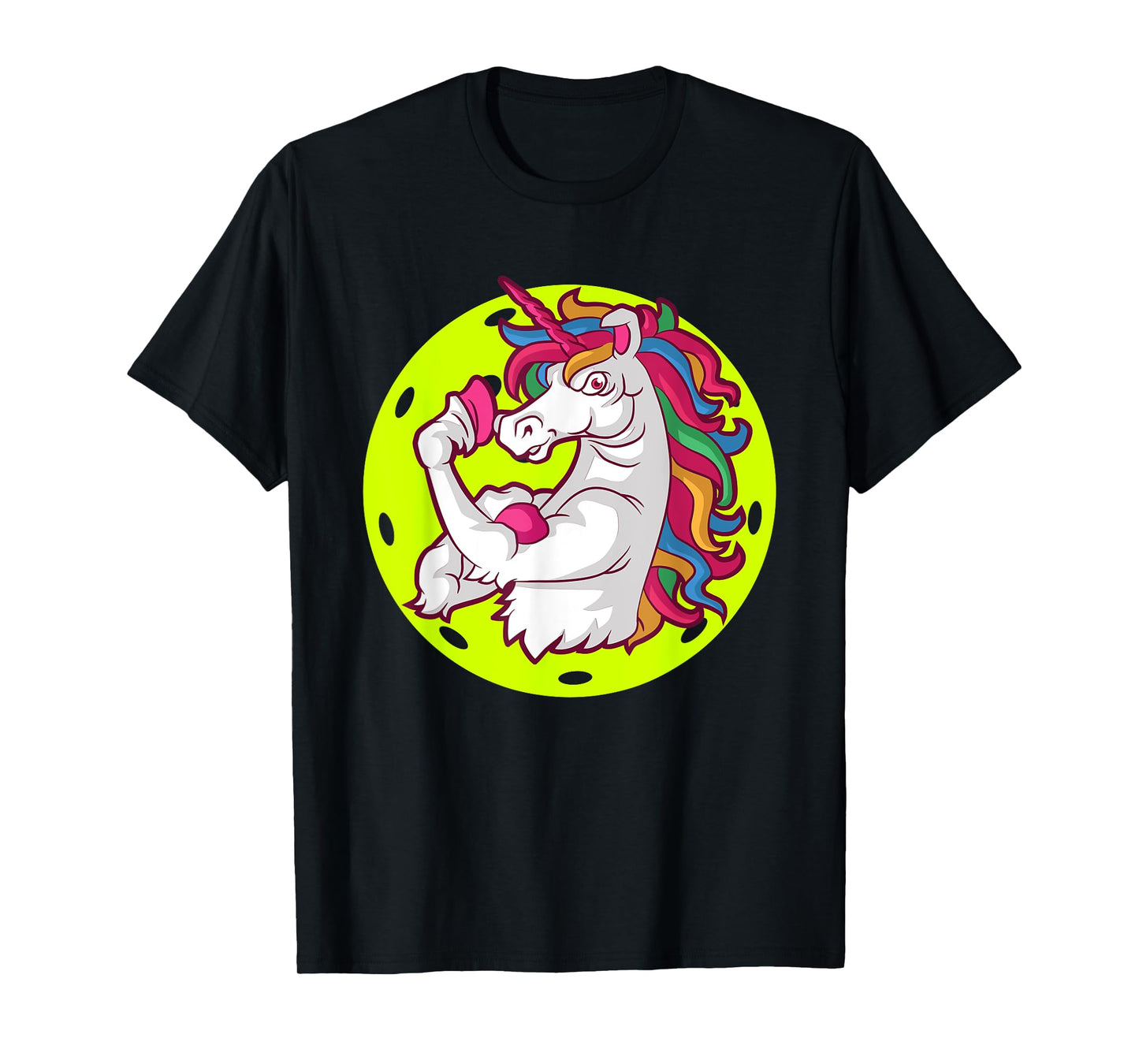 Unicorn Pickleball Doubles Partner Team T-Shirt