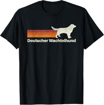 Vintage Deutscher Wachtelhund Retro Mom Dad Dog T-Shirt