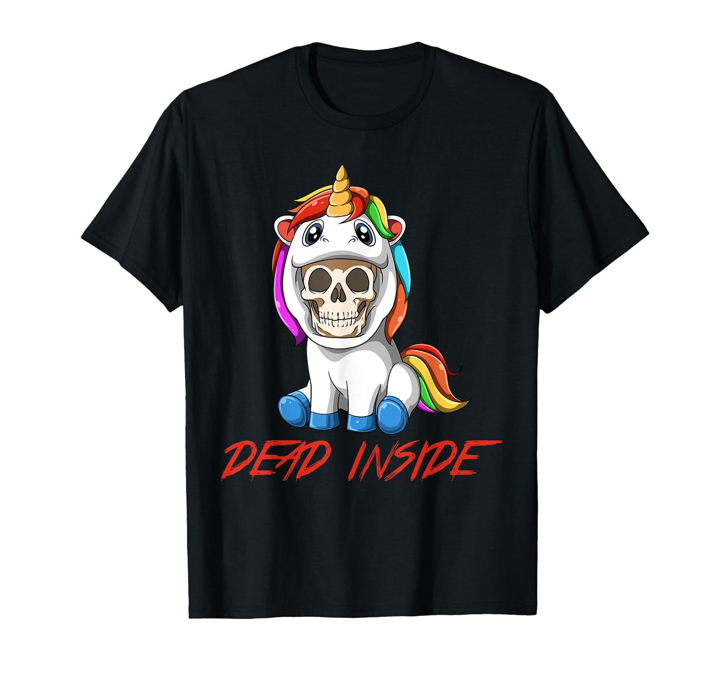 Dead Inside - Sarcastic Unicorn Parody Gift T-Shirt