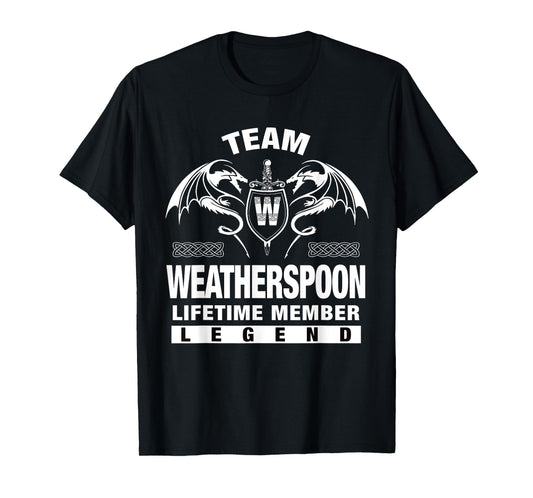 Team WEATHERSPOON - Lifetime Member Gifts T-Shirt
