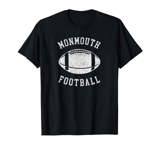 Monmouth Football Distressed Vintage 80's Throwback Classic T-Shirt