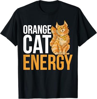 Orange Cat Energy T-Shirt