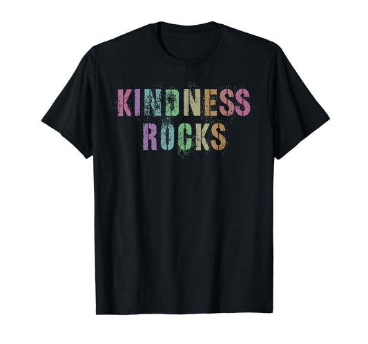 Vintage KINDNESS ROCKS Back To School Teacher Be KIND Squad Men Women Kids T-Shirt