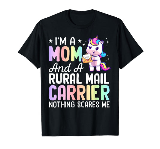Mom And A Rural Mail Carrier Rural Carrier Postal Service T-Shirt