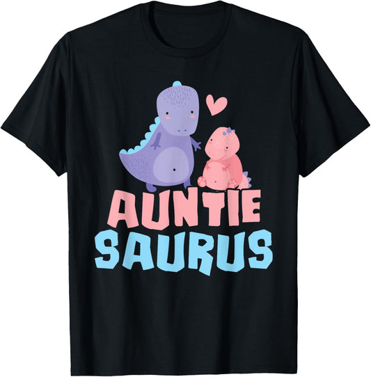 Auntie Saurus Aunties Dinosaur Auntie T-Shirt