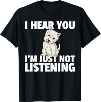 West Highland Terrier Westie Dog Men Women Girls Kids T-Shirt