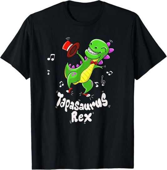 Cute Tapasaurus Rex | Funny Tap Dance Dinosaur Lover Gift T-Shirt