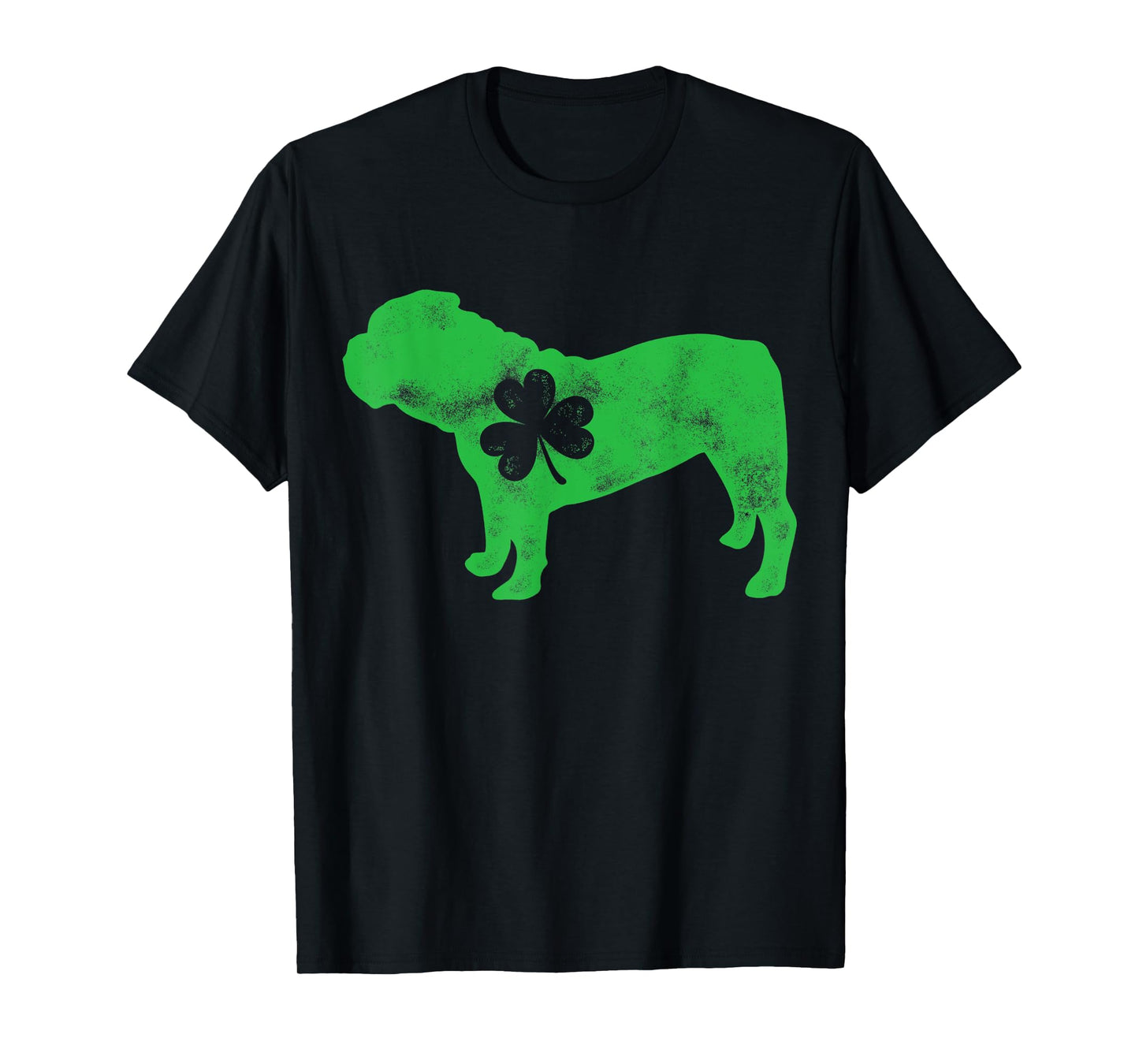 English Bulldog St Patricks Day Men Women Shamrock Dog Lover T-Shirt