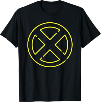 Marvel Super Heroes Neon Light Sign X-Men Symbol X Logo T-Shirt