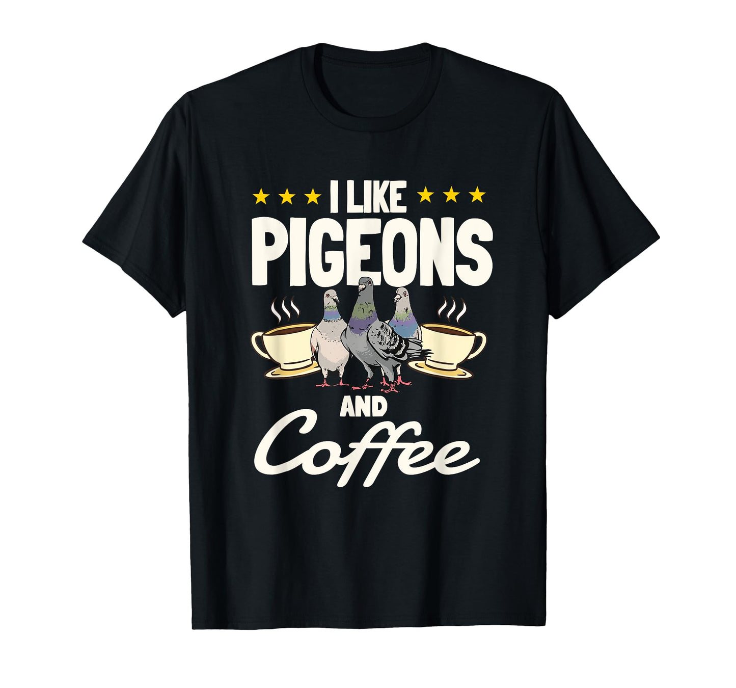 Homing Pigeons Racing Coffee Lover T-Shirt