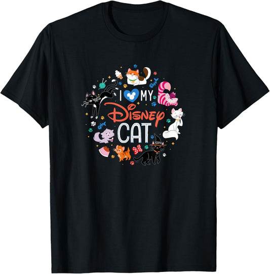 Disney I Love My Disney Cat T-Shirt