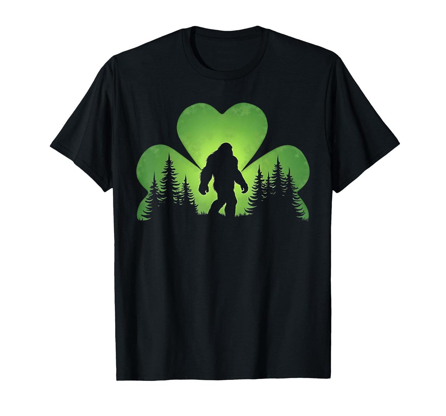 St Patricks Day Bigfoot Sasquatch Shirt Saint Paddys Irish T-Shirt