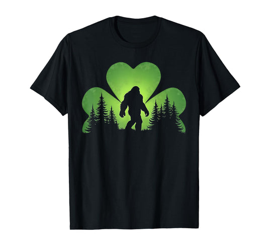 St Patricks Day Bigfoot Sasquatch Shirt Saint Paddys Irish T-Shirt