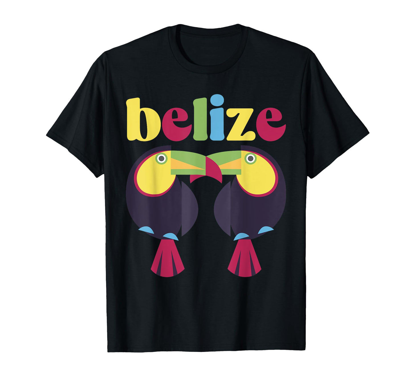 Belize Souvenir Toucan Tropical Birds T-Shirt