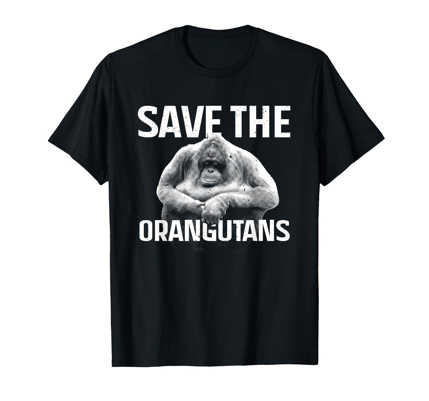 Funny Orangutan Art For Men Women Orangutan Great Ape Lover T-Shirt