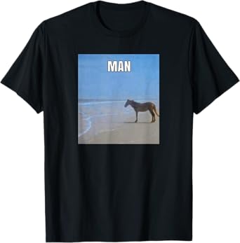 Man Horse Meme T-Shirt