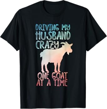 Funny Goat Design For Women Girls Farm Animal Goat Farmer T-Shirt