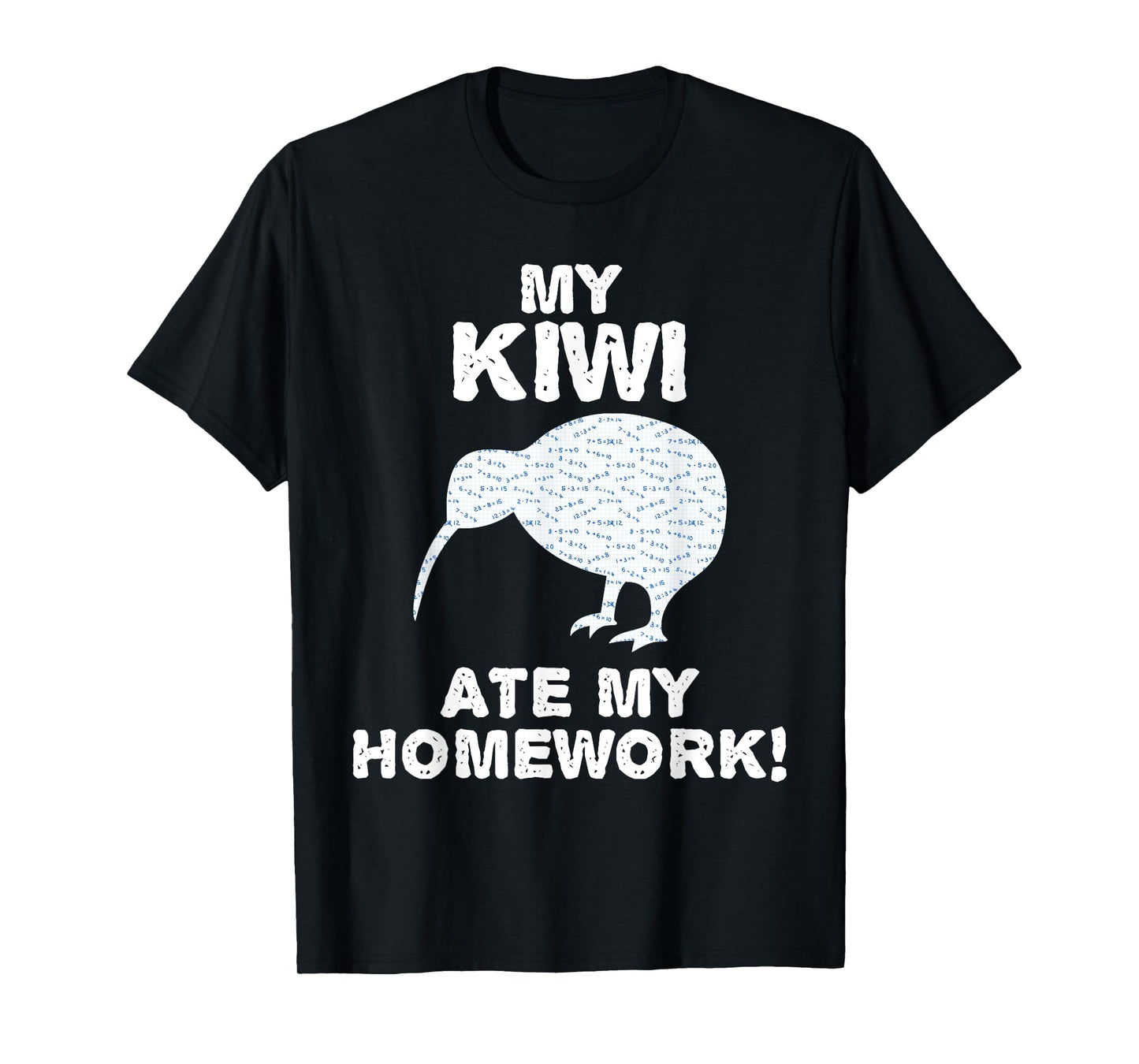 My Kiwi Ate My Homework Bird Animal Back To School Kid T-Shirt