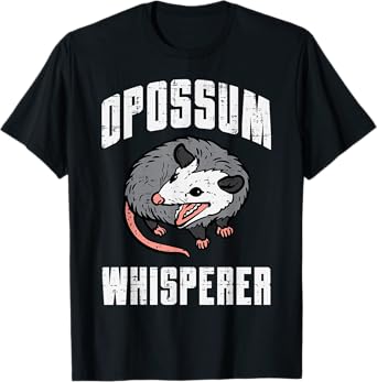 Opossum Whisperer Funny Possum Street Cat Pet Men Women Kids T-Shirt