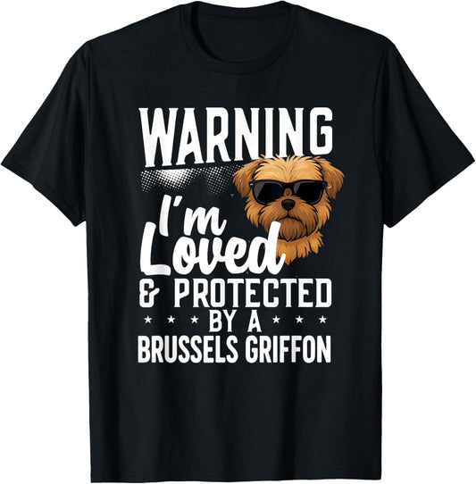 Dog Lover Outfit for Dog Owner Pet Lover Brussels Griffon T-Shirt