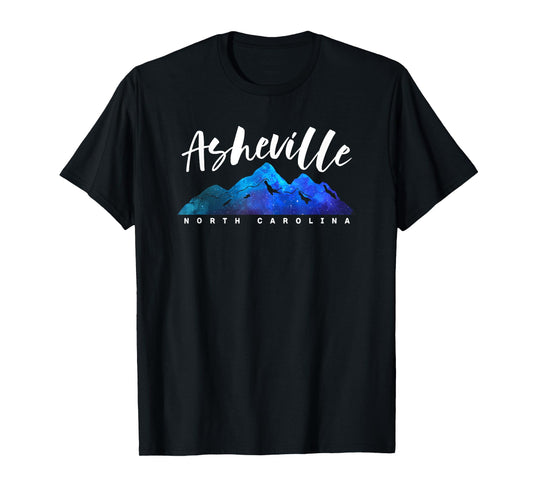 ASHEVILLE NORTH CAROLINA Camping Hiking Skiing Family Trip T-Shirt