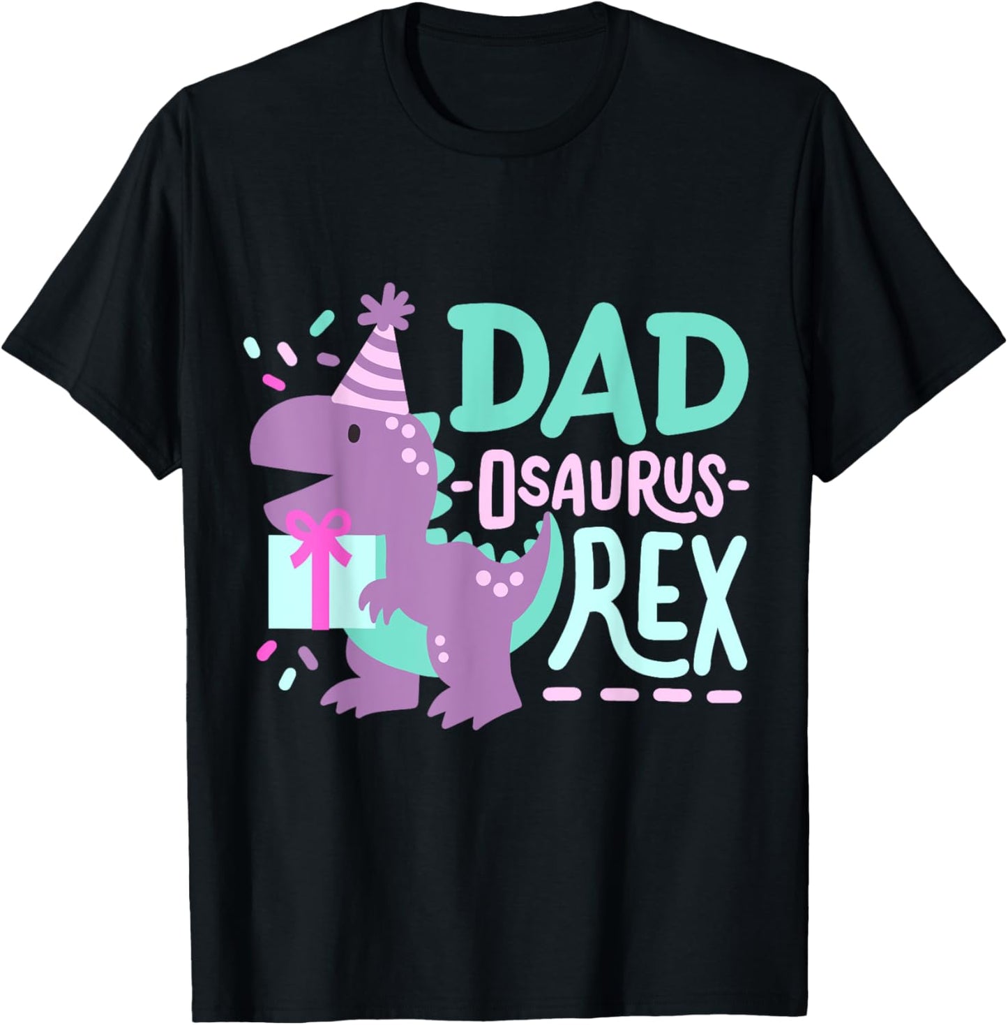 Dinosaur Birthday Dad Osaurus T Rex Family Matching Party T-Shirt