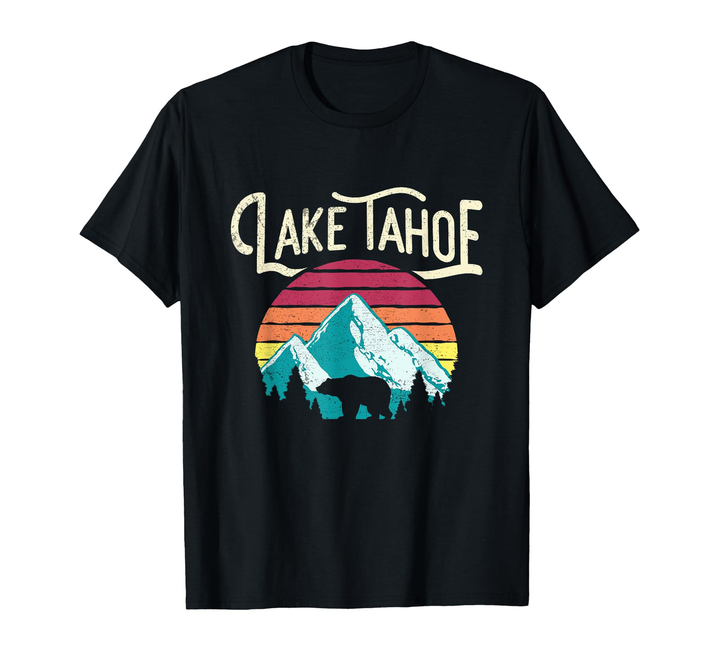 Vintage Lake Tahoe Mountain Retro T-Shirt T-Shirt