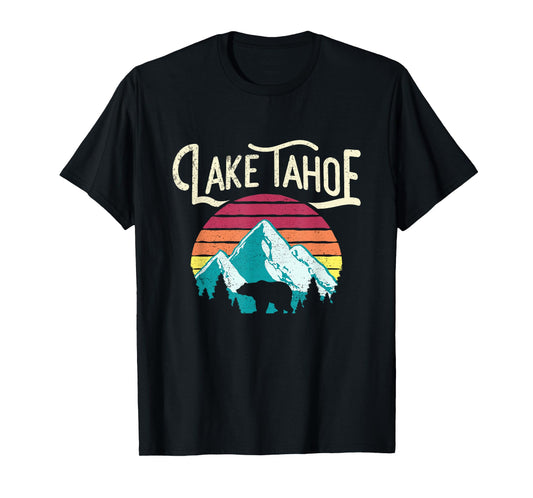 Vintage Lake Tahoe Mountain Retro T-Shirt T-Shirt