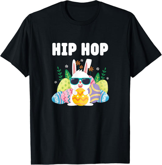 Hip Hop Easter Bunny Shirt,Funny Cute Easter T-Shirt T-Shirt