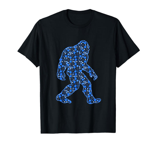 Kids Dot Day Polka Dot Bigfoot International Dot Day T-Shirt