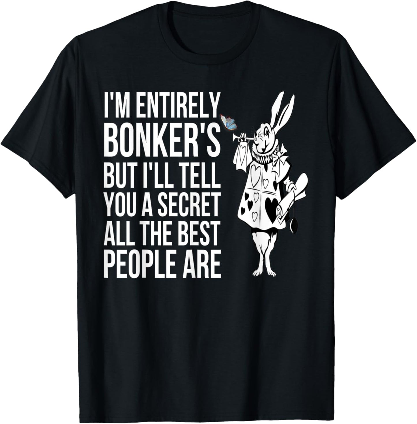 WHITE RABBIT Alice in Wonderland-Men Women Kids T Shirt T-Shirt