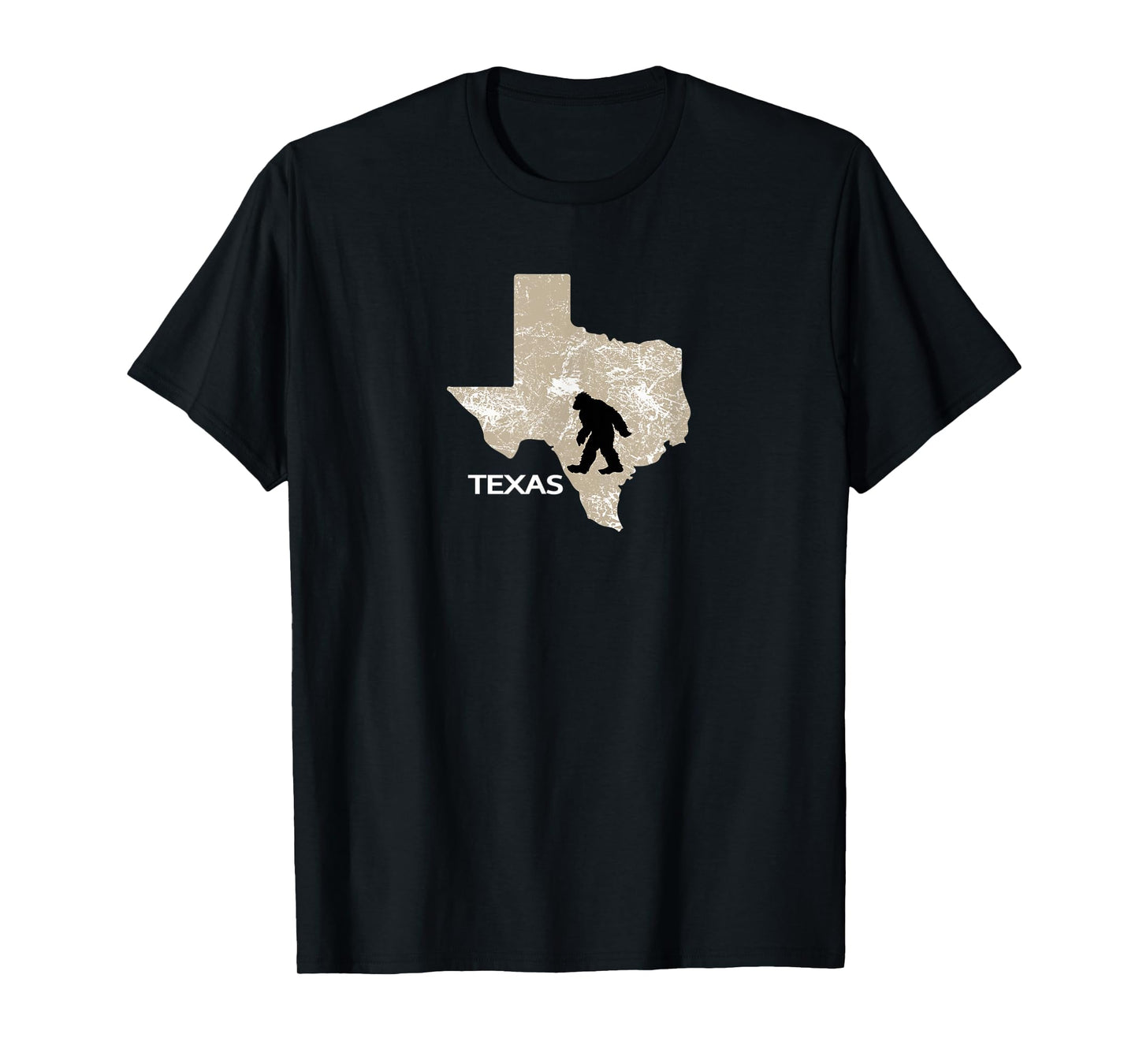 Funny Bigfoot I Believe Loves Texas TX Sasquatch T-Shirt