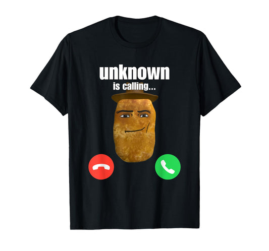 Chicken Nugget Man Face Cowboy Meme T-Shirt